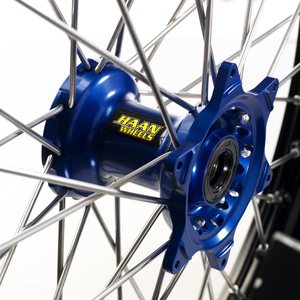 Haan Wheels SX85 04- 16-1,85 BLACK RIM/BLUE HUB