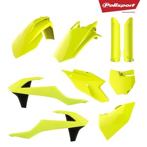 Polisport plastic kit SX125/150, SX-F250/350/450 16-18 Flo yellow
