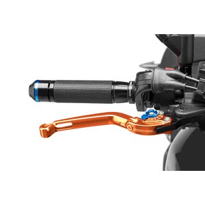 Puig Foldable Brake Lever 16'C/Orange Selector C/Blue