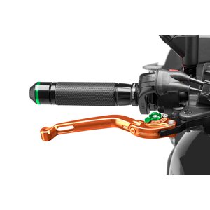 Puig Foldable Brake Lever 16'C/Orange Selector C/Green