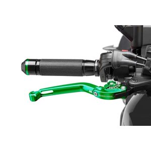 Puig Foldable Brake Lever 16'C/Green Selector C/Green