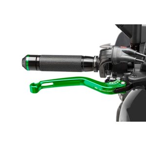 Puig Unfoldable Brake Lever 16'C/Green Selector C/Black