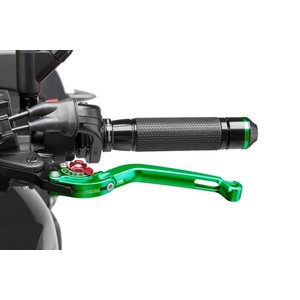 Puig Foldable Clutch Lever 16'C/Green Selector C/Red