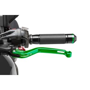 Puig Unfoldable Clutch Lever 16' C/Green Selector C/Red