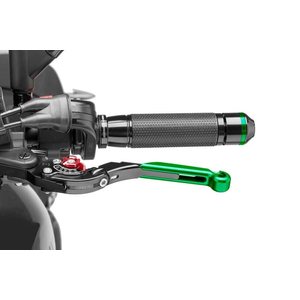 Puig Clutch Lever 16'C/Black Ext.C/Green Select.C/Red