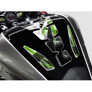 Puig Tank Pad Wings Kawasaki C/Black-Green