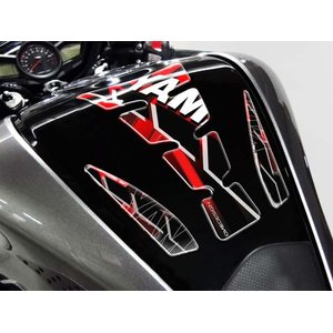 Puig Tank Pad Wings Yamaha C/Red-Black