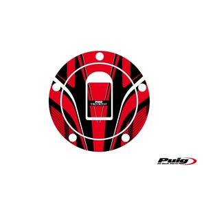 Puig Fuel Cap Cover Radical Kawasaki C/Red