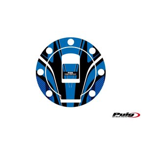 Puig Fuel Cap Cover Mod. Radical Yamaha C/Blue