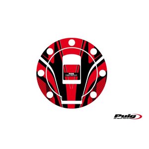 Puig Fuel Cap Cover Mod. Radical Yamaha C/Red