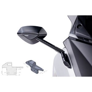Puig Adapter Right Side For Fairing Tmax 12'-13'