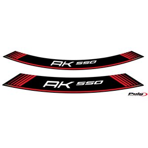 Puig Kit 8 Rim Strips Kymco Ak550 C/Red
