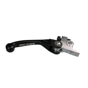 Scar Unbreakable Pivot Brake Lever - BREMBO/Ktm/Husqvarna/Sherco Black Color