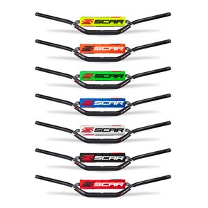 Scar Handlebar S² Ø22,2 (7/8”) - MX Style - Black color