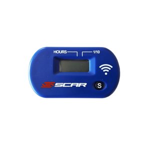 Scar Wireless Hour Meter working by vibrations - Blue color