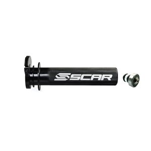 Scar Aluminum Throttle Tube + Bearing - Yamaha Black color