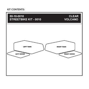 Stompgrip Universal Strips - Volcano : Clear