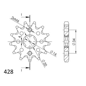 Supersprox / JT Front sprocket 1263.13
