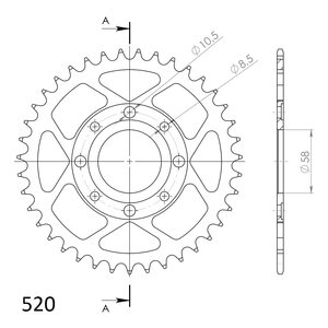 Supersprox / JT Rear sprocket 279.39