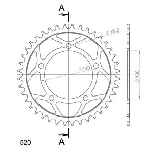 Supersprox / JT Rear sprocket 703.40