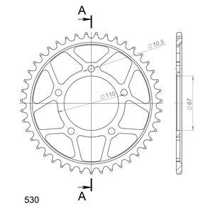 Supersprox / JT Rear sprocket 829.42