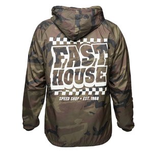 Fasthouse BREAKER DRIVE-IN, ADULT, M, CAMO GREEN