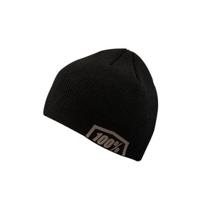 100% ESSENTIAL Beanie, ADULT, BLACK GREY