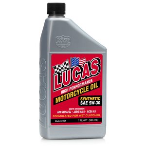 Lucas Oil 5W-30 Synthetic Motorcycle Oil  946ml