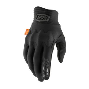 100% COGNITO GLOVES CHARCOAL, ADULT, M, BLACK