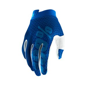 100% iTRACK GLOVES, ADULT, XL, BLUE