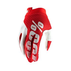 100% iTRACK GLOVES, ADULT, S, RED WHITE