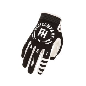 Fasthouse SPEED STYLE BAD CO GLOVES, ADULT, M, BLACK WHITE