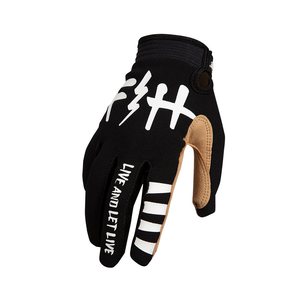 Fasthouse SPEED STYLE LET LIVE GLOVES, ADULT, S, BROWN BLACK