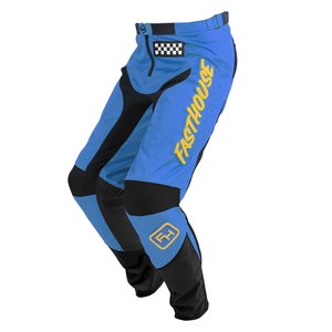 Fasthouse PANTS GRINDHOUSE, ADULT, 28, BLACK BLUE YELLOW