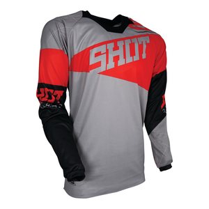 Shot JERSEY CONTACT INFINITE, ADULT, M, GREY RED