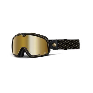 100% BARSTOW Goggle Roland Sands - Gold Mirror Lens, ADULT