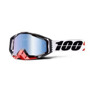 100% RACECRAFT Goggle Marigot  - Mirror Blue Lens, ADULT