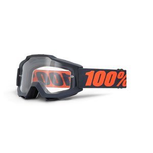 100% ACCURI Gunmetal - Clear Lens, ADULT