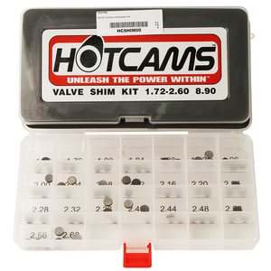 Hot Cams Shims kit, 1,72mm-2,60mm, total 69 pcs., 8,90mm
