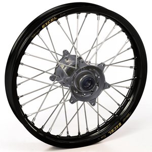 Haan Wheels Complete Wheel, 1,85, 19", REAR, BLACK GREY, Kawasaki 19-20 KX450, 06-18 KX450F, 03-08 KX250, 19-20 KX250, 04-18 KX250F, 03-08 KX125