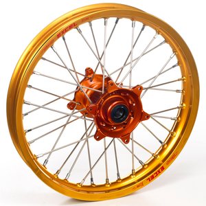 Haan Wheels Complete Wheel, 1,40, 19", FRONT, GOLD ORANGE, KTM 04-11 85 SX