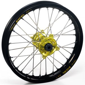 Haan Wheels Complete Wheel, 1,60, 21", FRONT, BLACK YELLOW, Suzuki 05-20 RM-Z450, 07-20 RM-Z250