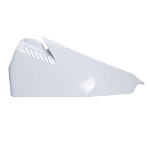 Rtech Vented Airbox cover (Left), WHITE, Husqvarna 19-20 FC 450, 20 FE 450, 19-20 FC 250/TC 250, 20 FE 250/TE 250i, 19-20 FC 350, 20 FE 350/FE 501/TE 150i/TE 300i, 19-20 TC 125, 19 TC 300
