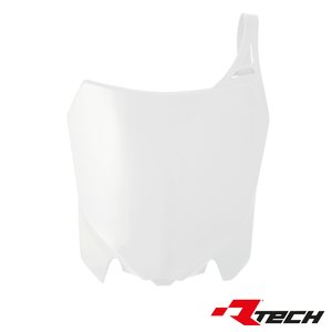 Rtech Number Plate, WHITE, Honda 13-16 CRF450R, 14-17 CRF250R
