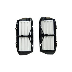 Rtech Oversized Radiator Louvres Reinforced, WHITE, KTM 20 450 EXC-F, 19-20 450 SX-F, 20 250 EXC TPI/250 EXC-F, 19-20 250 SX/250 SX-F, 20 350 EXC-F/150 EXC TPI/300 EXC TPI/500 EXC-F, 19-20 350 SX-F, 19-20 125 SX/150 SX, Husqvarna 19-20 FC 450, 20 FE 450,