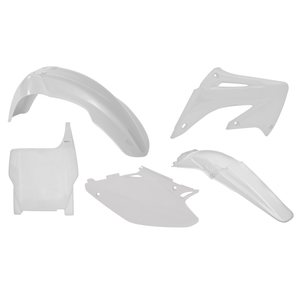 Rtech Plastic Kit, WHITE, Honda 04-07 CR250R, 04-07 CR125R