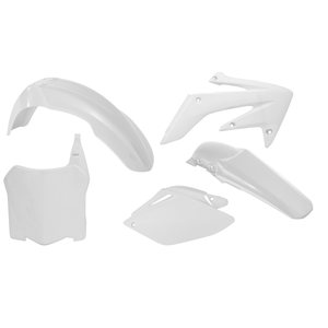 Rtech Plastic Kit, WHITE, Honda 08-09 CRF250R