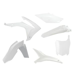 Rtech Plastic Kit, WHITE, Honda 13-16 CRF450R, 14-17 CRF250R