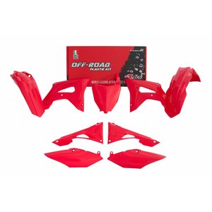 Rtech Plastic Kit, RED, Honda 19-20 CRF450R, 19-20 CRF250R