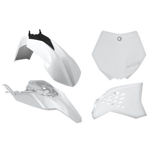 Rtech Plastic Kit, WHITE, KTM 12-15 65 SX